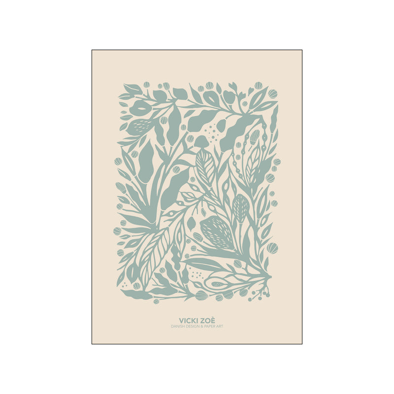 Soft Green Garden — Art print by VICKI ZOÉ from Poster & Frame