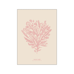 Soft Rose Flower Bouquet — Art print by VICKI ZOÉ from Poster & Frame