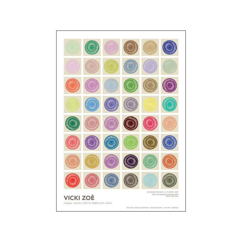The Uniqueness of you - Color Selections — Art print by VICKI ZOÉ from Poster & Frame