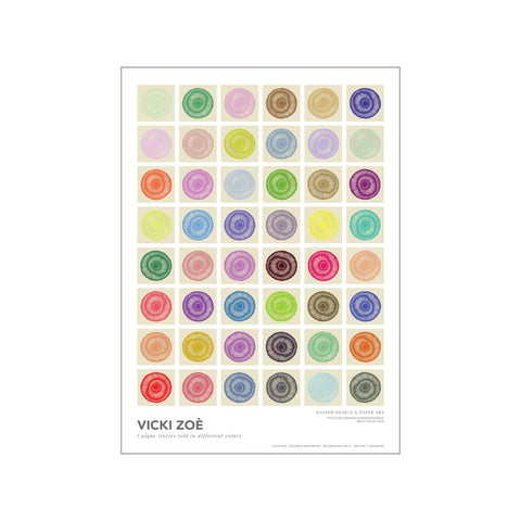 The Uniqueness of you - Color Selections — Art print by VICKI ZOÉ from Poster & Frame