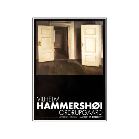 Hvide dore 1905 — Art print by Vilhelm Hammershoi from Poster & Frame