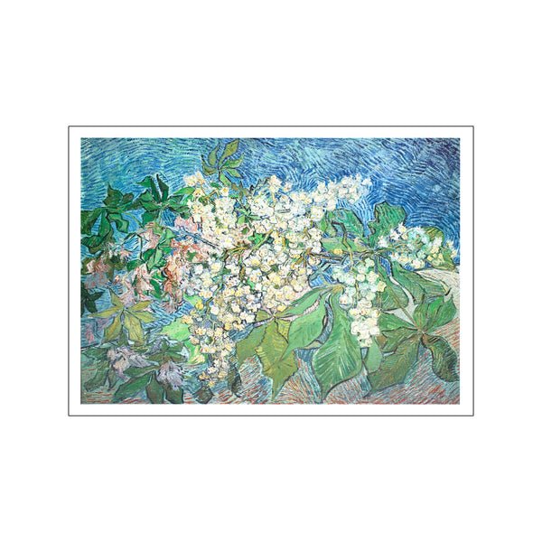 Blossoming chestnut branches — Art print by Vincent Van Gogh from Poster & Frame