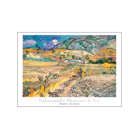 Indianapolis Museum of Art - Landscape at St. Remy — Art print by Vincent Van Gogh from Poster & Frame