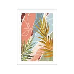 Soft Tone Abstract Leaf Collage 1 — Art print by Violets Print House from Poster & Frame