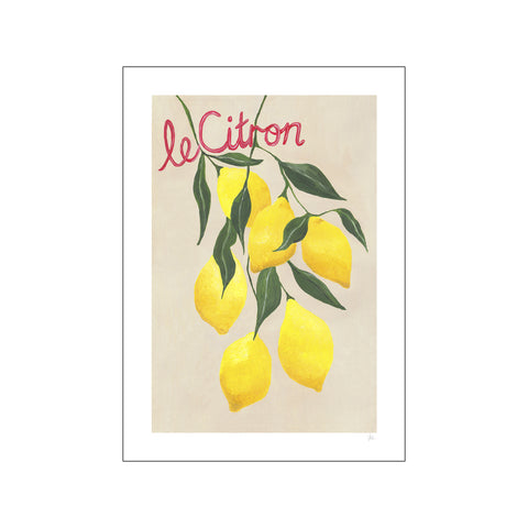 Le Citron — Art print by Violets Print House from Poster & Frame