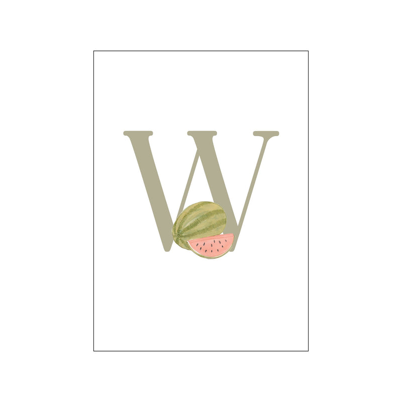 W-Wassermelone — Art print by Tiny Goods from Poster & Frame