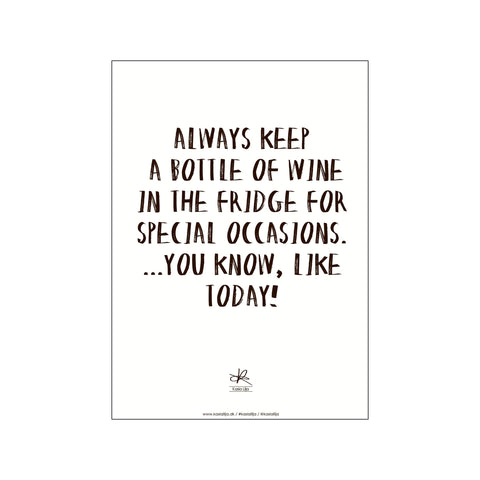 "Wine" — Art print by Kasia Lilja from Poster & Frame