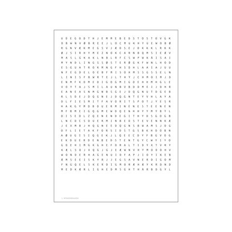 Letterhome — Art print by Wonderhagen from Poster & Frame