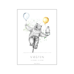 STJERNETEGNSPLAKAT - VÆGTEN — Art print by Wood Stories from Poster & Frame