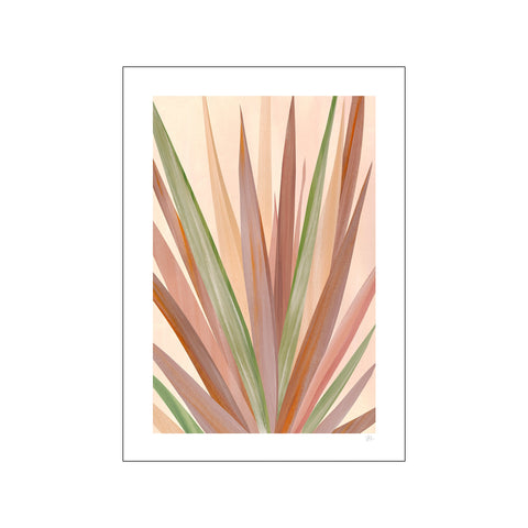 Warm Tone Spikey Leaf — Art print by Violets Print House from Poster & Frame