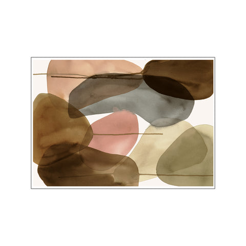 water colour layers — Art print by Berit Mogensen Lopez from Poster & Frame