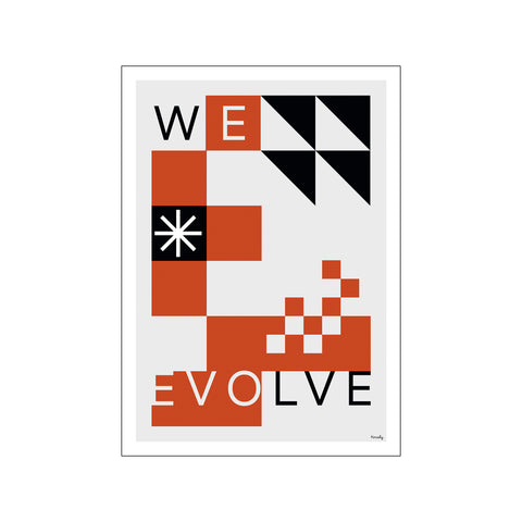 We Evolve — Art print by Pincely from Poster & Frame