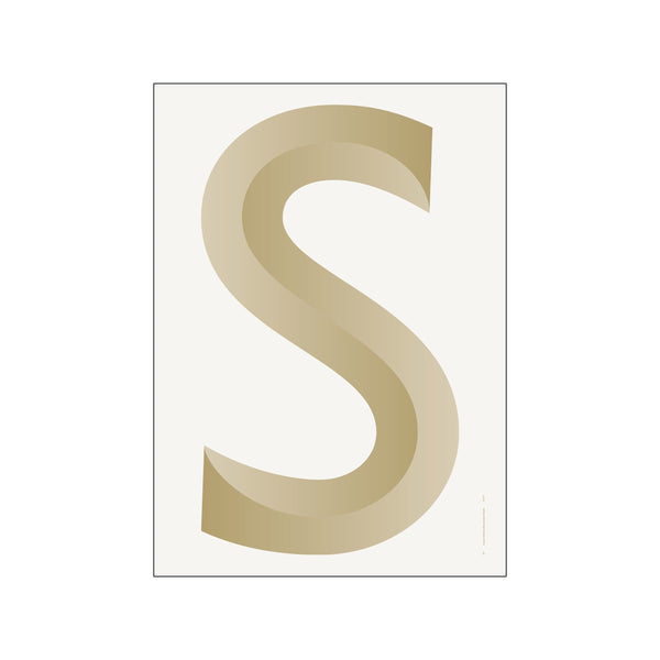 Gold - S — Art print by PLTY from Poster & Frame