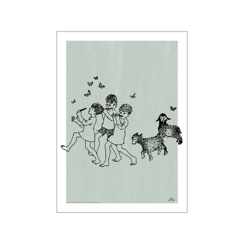 Whistling Boys - Mio my Son — Art print by Astrid Lindgren from Poster & Frame