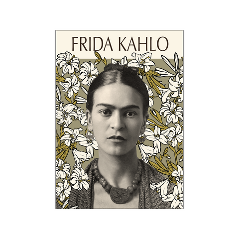 White Floral — Art print by Frida Kahlo from Poster & Frame