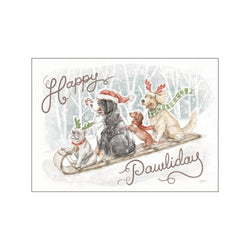Happy Pawliday I — Art print by Wild Apple from Poster & Frame