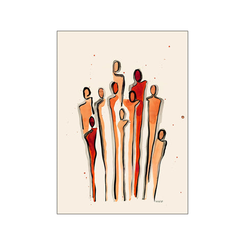 Willemijn Van Weeghel - Empty people — Art print by PSTR Studio from Poster & Frame