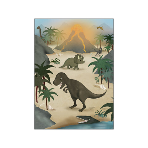 Dinoer — Art print by Willero Illustration from Poster & Frame