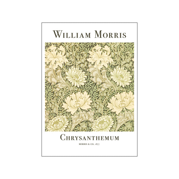 Chrysanthemum — Art print by William Morris from Poster & Frame