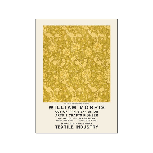 Cotton Prints Exhibition — Art print by William Morris from Poster & Frame