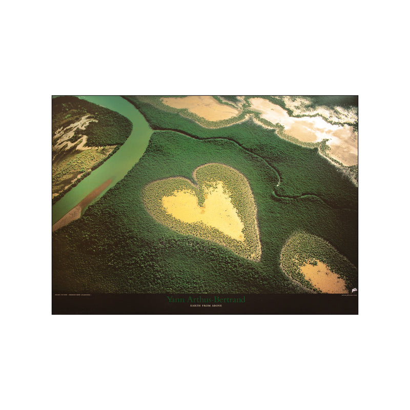 Heart in Voh French New Caledonia — Art print by Yann Arthus-Bertrand from Poster & Frame