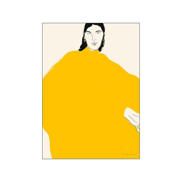 Yellow Dress — Art print by The Poster Club x Rosie McGuinness from Poster & Frame