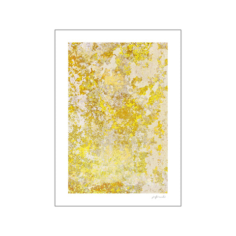 Yellow Stone Structure — Art print by Kalejdo from Poster & Frame