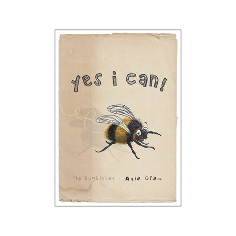 Yes I can — Art print by Anja Gram from Poster & Frame