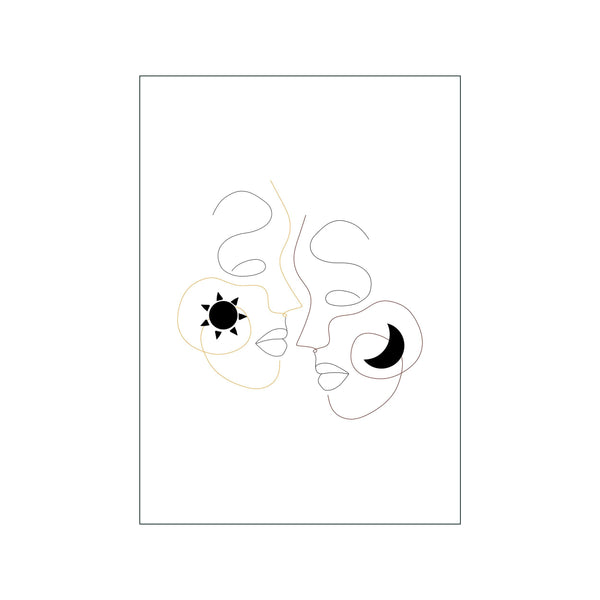 Yin and Yang — Art print by Shatha Al Dafai from Poster & Frame