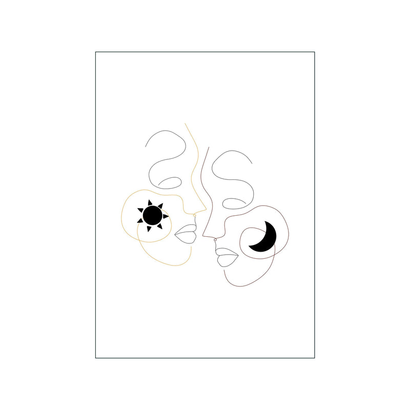 Yin and Yang — Art print by Shatha Al Dafai from Poster & Frame