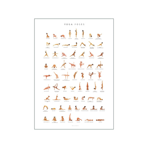 Yoga Poses — Art print by Yoga Prints from Poster & Frame