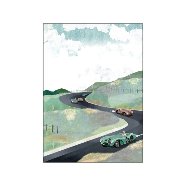 Zandvoort Circuit — Art print by Goed Blauw from Poster & Frame