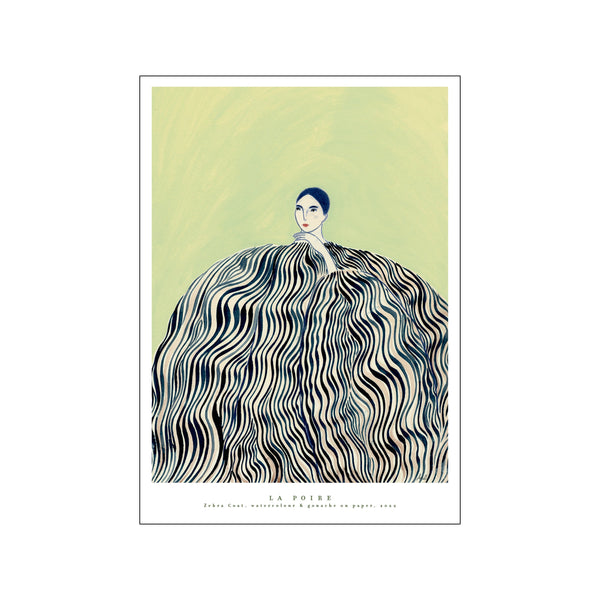 Zebra Coat — Art print by La Poire from Poster & Frame