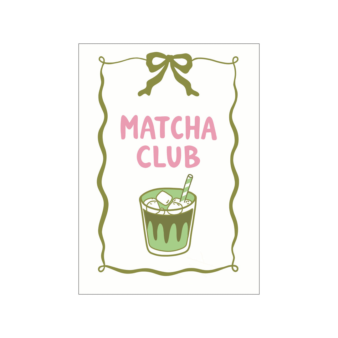 Matcha Club – Poster & Frame Art Group