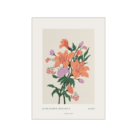 Lush Floral Bouquet — Art print by A Linear Dot from Poster & Frame