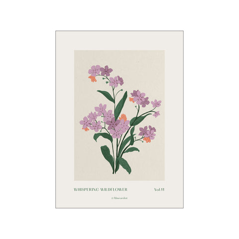 Whispering Wildflower — Art print by A Linear Dot from Poster & Frame