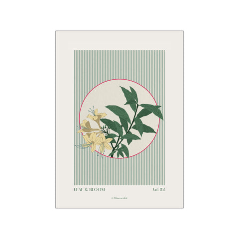 Leaf and Bloom - Green Botanical print