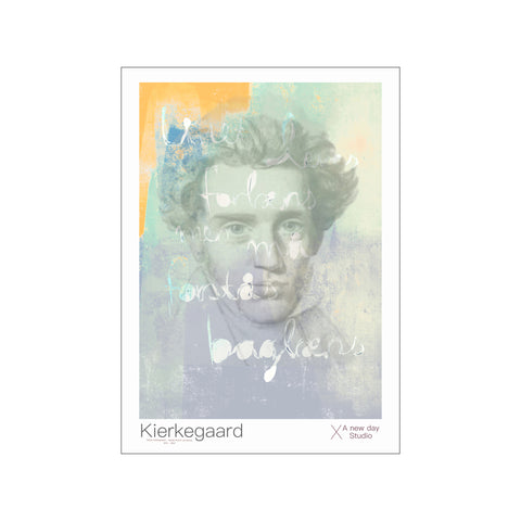 Kierkegaard citat om livet — Art print by A New Day Studio from Poster & Frame