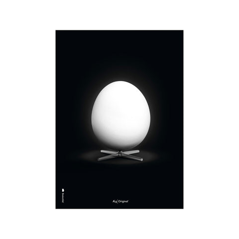 Ægget Sort — Art print by Brainchild from Poster & Frame