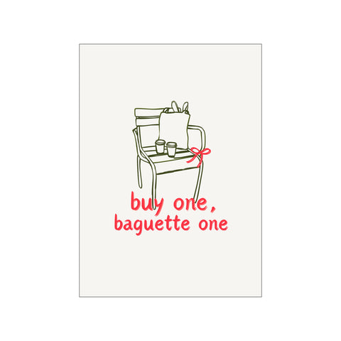 Buy one, Baguette one — Art print by Affordable Art Prints from Poster & Frame