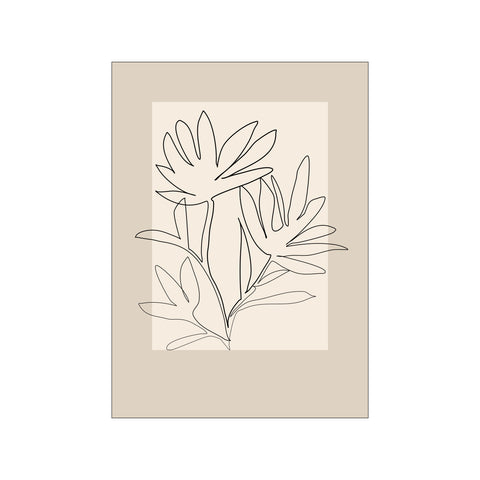 Floral Outline — Art print by Affordable Art Prints x Elena Ristova from Poster & Frame