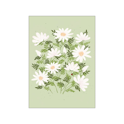 Ladybug Flowers — Art print by Affordable Art Prints x EMELIE maria from Poster & Frame