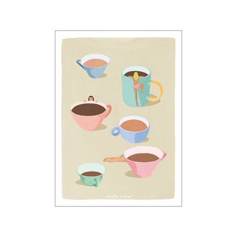 Coffee Ladies — Art print by Affordable Art Prints x Giselle Dekel from Poster & Frame
