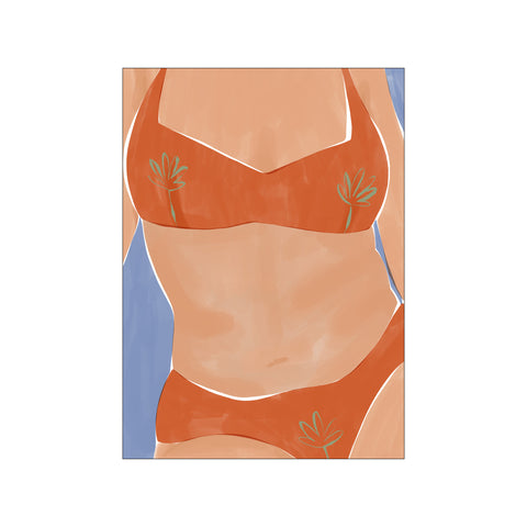 Bikini Babe — Art print by Affordable Art Prints x Ivy Green Illustrations from Poster & Frame