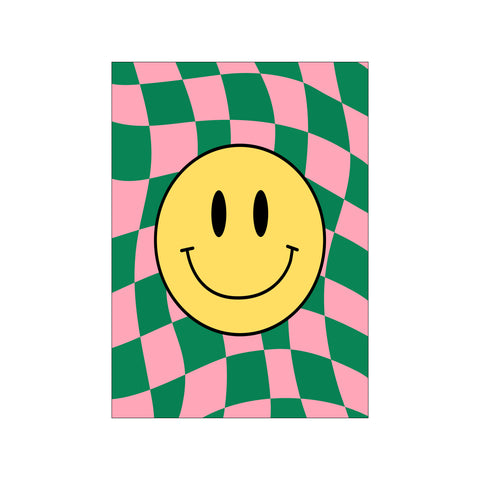 Checkered Bliss — Art print by Affordable Art Prints x Kintsugi99 from Poster & Frame