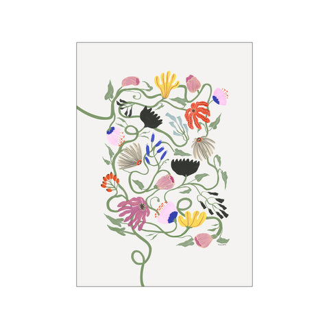 Whimsical Arrangement Of Abstract Flowers — Art print by Affordable Art Prints x Megan Galante from Poster & Frame