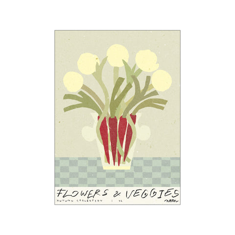 Flowers a Veggies 01 — Art print by Affordable Art Prints x NKTN from Poster & Frame