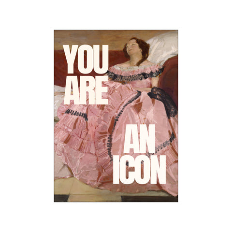 You are an icon — Art print by Affordable Art Prints x The Art Concept from Poster & Frame