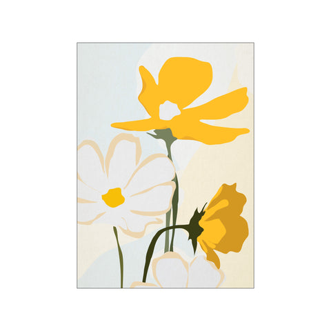 Yellow Flowers — Art print by Affordable Art Prints x ThingDesign from Poster & Frame