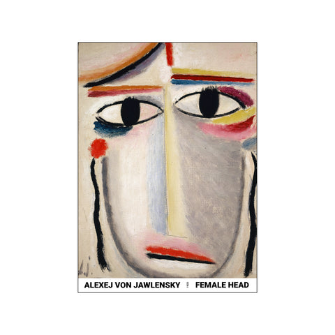 Alexej von Jawlensky "Female Head" — Art print by PLAKATfar from Poster & Frame